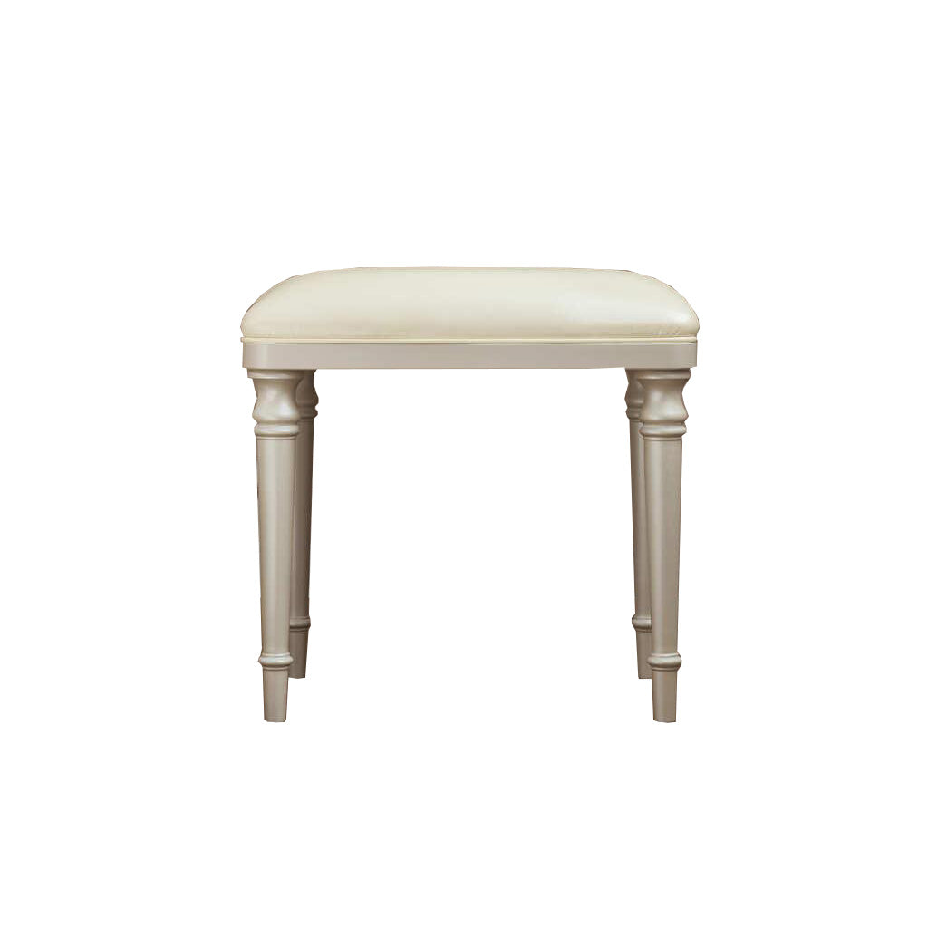 كرسي خلع الملابس الكونتيسة (فضي لامع)