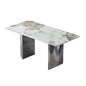 Modern minimalist rock slab dining table