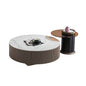 Modern Light Luxury Sintered Stone Paint Coffee Table