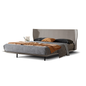 Modern Light Luxury Saddle Leather Double Bed