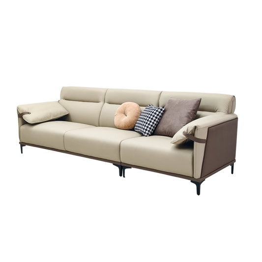Xinshe Technology Leather Living Room Straight Sofa